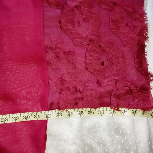 Studio nouveau sheer ruffles sleeve top 1X - Picture 4 of 4